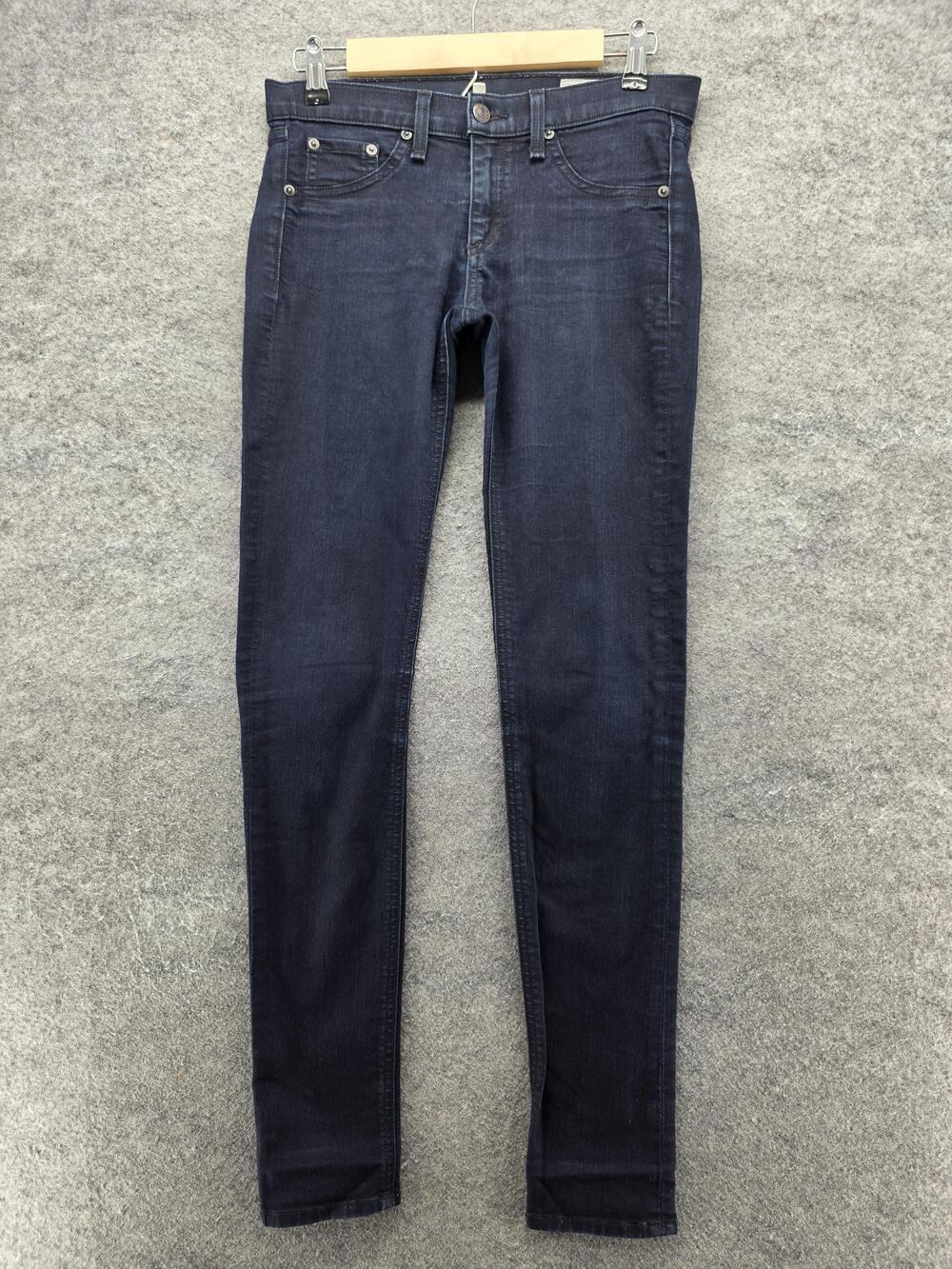 rag & bone JEAN Jeans Womens 26 Midnight Legging Skinny Dark Wash Made in USA